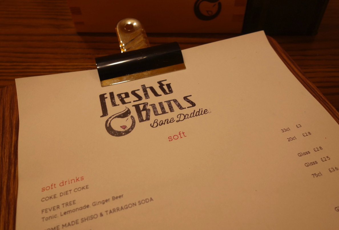 Flesh & Buns - Drinks Menu
