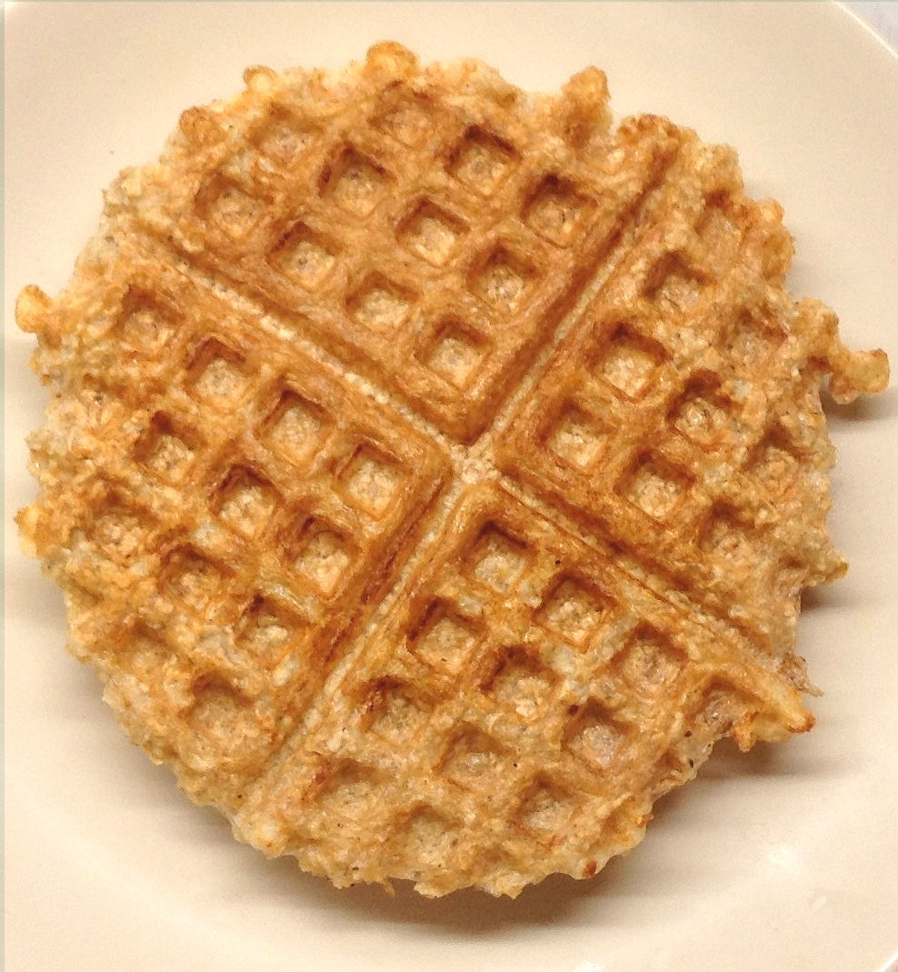 Oatmeal waffle-plain