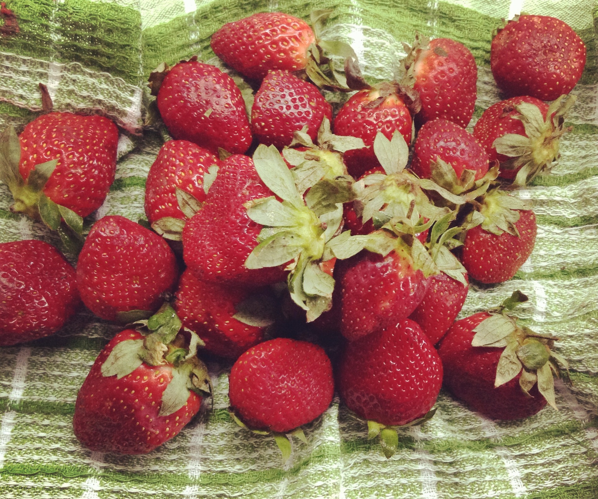 Non-organic strawberries
