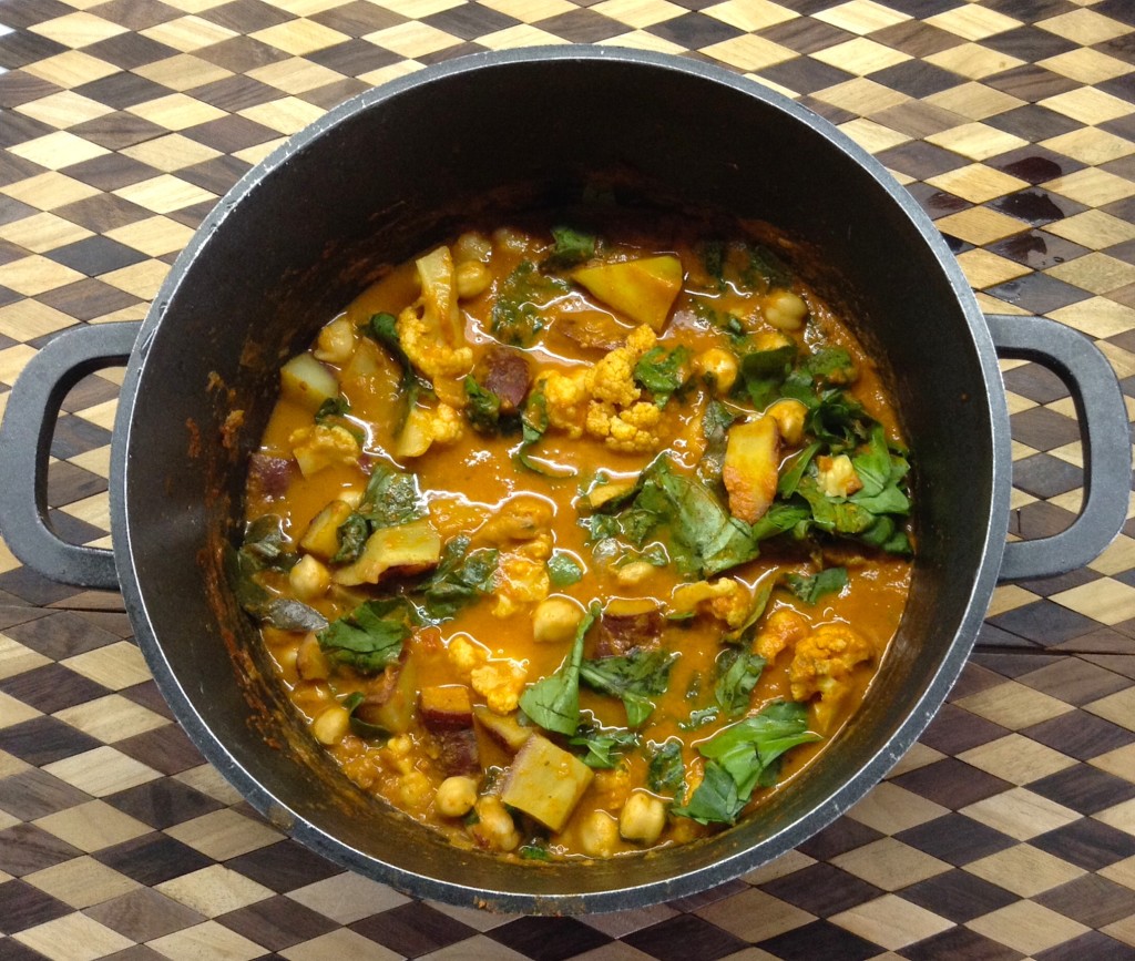 Sweet Potato & Chickpea Curry Pot