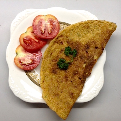 High-Protein Chickpea Omelet