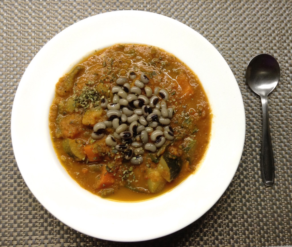 Black-Eyed Bean & Mixed Veggie Soup