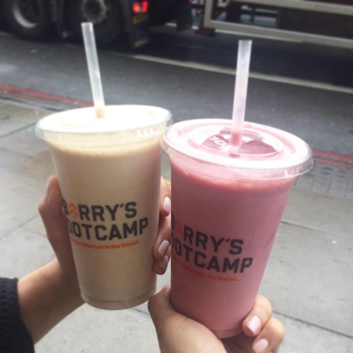 Barry's Bootcamp shakes