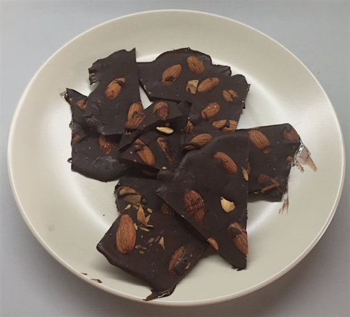 Dark Chocolate Almond Bark (2)